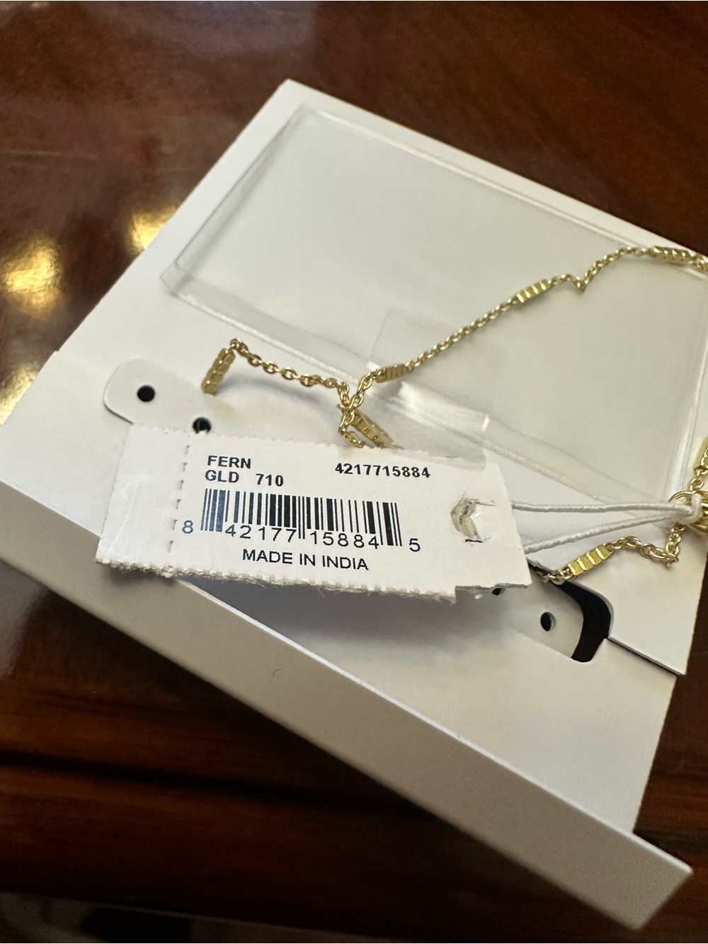 KENDRA SCOTT‎ FERN NECKLACE - GOLD NEW - Picture 8 of 10